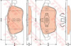 Set placute frana,frana disc RENAULT SCENIC III (JZ0/1) (2009 - 2016) TRW GDB1808