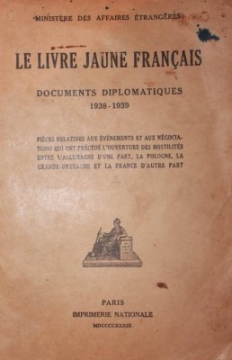 LE LIVRE JAUNE FRANCAIS foto