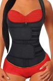 E1037-1 Corset modelator din neopren tip vesta, model sub bust cu sistem dublu de inchidere