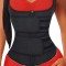 E1037-1 Corset modelator din neopren tip vesta, model sub bust cu sistem dublu de inchidere