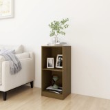 vidaXL Dulap lateral, maro miere, 35,5x33,5x76 cm, lemn masiv de pin