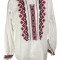 Bluza barbati RB187, alb/negru, marime 2XL