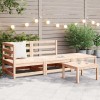 VidaXL Set mobilier grădină, 3 piese, lemn masiv de pin 805700