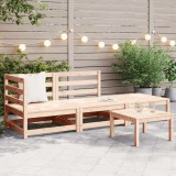Cumpara ieftin Set mobilier grădină, 3 piese, lemn masiv de pin