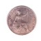 Moneda Anglia 1/2 / half penny 1908, uzata, cu depuneri