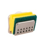 Set suport cu ventuza si burete pentru vase, bej perlat FMD471