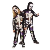 Costum Schelet KidMania&reg; pentru copii 5-7 ani 110-122 cm