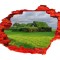 Autocolant decorativ, Gaura in perete, Multicolor, 85 cm, 626STC-2