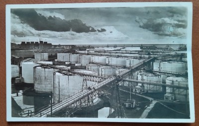 Carte postala, vedere din Portul Constanta, perioada interbelica foto