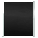 Cumpara ieftin Copertina laterala pentru terasa/curte, negru, 160x300 cm