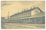 5071 - SIGHET, Maramures, Railway Station, Romania - old postcard, CENSOR - used - 1916