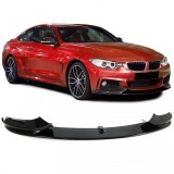 Spoiler frontal sportiv buza negru lucios potrivit pentru BMW Seria 4 F32 Coupe Performance AutoTuning