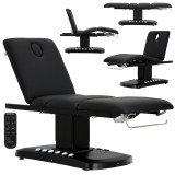 Pat de masaj electric pentru salon cosmetic pedichiură &icirc;ncălzire reglare control cu piciorul + telecomandă 3 actuatoare Verona