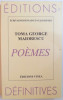 POEZII / POEMES de TOMA GEORGE MAIORESCU, EDITIE BILINGVA (ROMANA - FRANCEZA) 1997