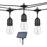 Ghirlanda luminoasa solara Ariane cu 10 becuri LED, 6 m, alb cald