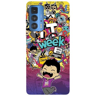 Husa compatibila cu Motorola Moto G22 model IT week, Silicon, TPU, Viceversa foto