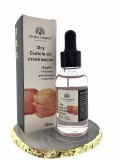 Ulei uscat de cuticule cu pipetă, aromă de măr, Global Fashion, 30 ml