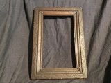 arta / design / vintage - Rama veche din lemn pentru fotografii afise acte documente etc