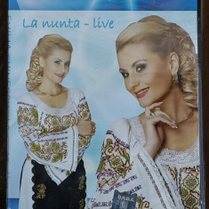 Emilia Ghinescu - La nuntă -live, DVD sigilat cu muzică populară și de petrecere