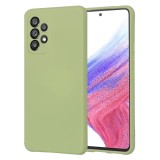 Husa premium din silicon pentru samsung galaxy a53 5g - softflex, microfibra, matcha