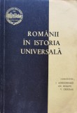 Cumpara ieftin Romanii In Istoria Universala - I.agrigoroaiei Gh.buzatu V.cristian , C377