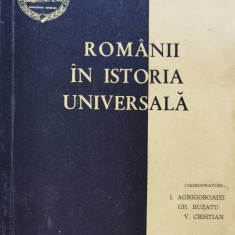 Romanii In Istoria Universala - I.agrigoroaiei Gh.buzatu V.cristian ,554623