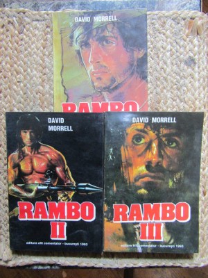 Rambo - David Morrell (3 Vol.) - Editura Elit Comentator, 1993 - Carti Aventura foto
