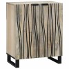 VidaXL Bufet Alb 60 x 33.5 x 75 cm Lemn masiv de mango 4017974