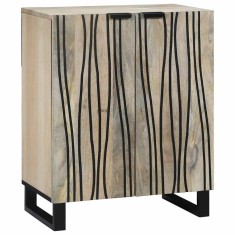 Bufet Alb 60 x 33.5 x 75 cm Lemn masiv de mango