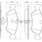 Set placute frana,frana disc OPEL VECTRA B Combi (31) (1996 - 2003) BOSCH 0 986 491 900