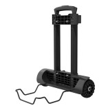 Cumpara ieftin Carucior pliabil FOSSiBOT F2400, Negru, maner ajustabil pe 3 nivele, roti pe rulmenti
