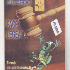 bnk card Cartela telefonica de colectie - Romtelecom 1999 Alcedo