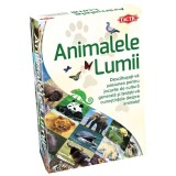 Joc educativ de societate Tactic - Animalele Lumii, limba romana, 2-6 jucatori, +8 ani