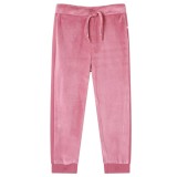 Pantaloni de trening pentru copii, zmeuriu, 140, vidaXL