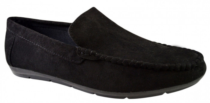 Mocasini Barbatesti Negri Piele Intoarsa Corner - 40