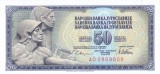 Bancnota Iugoslavia 50 Dinari 1978 - P89a UNC