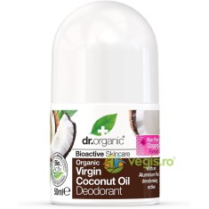 Deodorant Roll On cu Ulei de Cocos pentru Piele Uscata si Sensibila 50ml