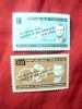 2 Timbre Togo 1963 -Abolirea Sclavagismului 100 Ani ,2 val : 0,5csi 1fr, Nestampilat
