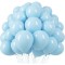 Set 10 baloane din latex, flippy, model party, 13 cm, 1 g, bleu