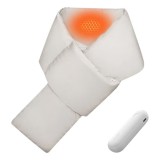 Cumpara ieftin Esarfa cu placuta de incalzire Jisulife, 3 trepte, 4500 mAh, alb