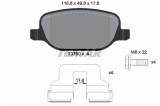 Set placute frana TEXTAR 2376002