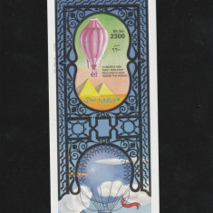 Somalia 1999-Aviatie,Balon in jurul lumii,colita dantelata,MNH,Bl.60