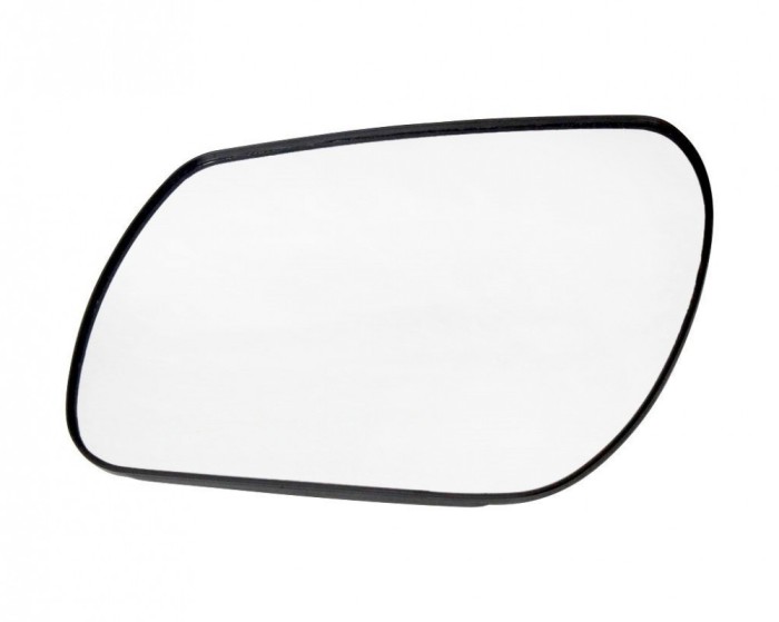 Geam oglinda Mazda 2 (Dy), 04.2003-10.2007, Mazda 3 (Bk), 10.2003-07.2009, Stanga, Crom, Fara incalzire, Convex, BestAutoVest DD10691G7A; DD10-69-1G7