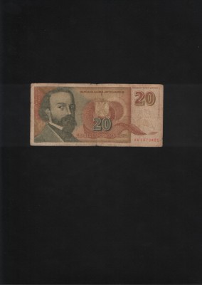 Iugoslavia 20 novih novi dinara dinari 1994 seria1872481 foto