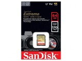 Card de Memorie Extreme SDXC 64GB UHS-I U3 V30 170MB/s