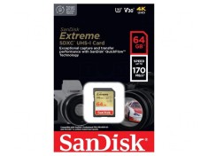 Card de Memorie Extreme SDXC 64GB UHS-I U3 V30 170MB/s