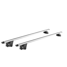 Bare transversale GV Edge Aluminiu pentru SKODA Kodiaq Suv 2024-prezent, cu prindere pe bare longitudinale integrate