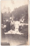 5518 - BRAN, Brasov, Dracula Tower, Ethnic - old postcard, real Photo - unused