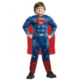 Costum Superman Deluxe Justice League pentru baieti 116 cm 5-6 ani