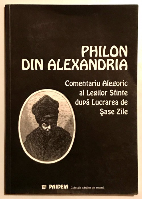 Comentariu alegoric al legilor sfinte dupa lucrarea de sase zile.